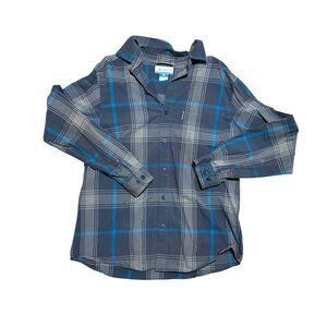 Men’s Columbia plaid button up